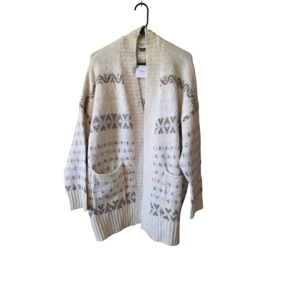 American Eagle Oversized Cardigan Open Front Boho Size M NWT - Picture 1 of 10